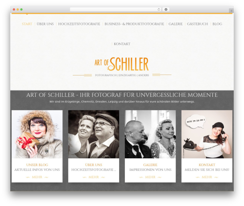 WordPress theme cherry - art-of-schiller.de