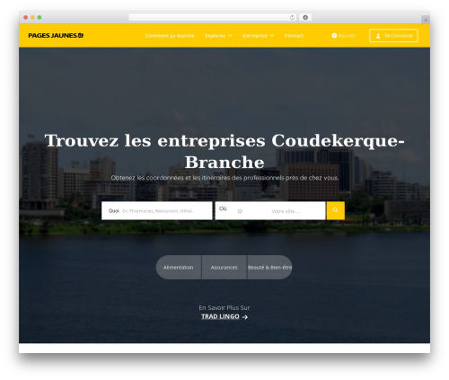 Cubewp framework WordPress plugin - pagesjaunes.ci