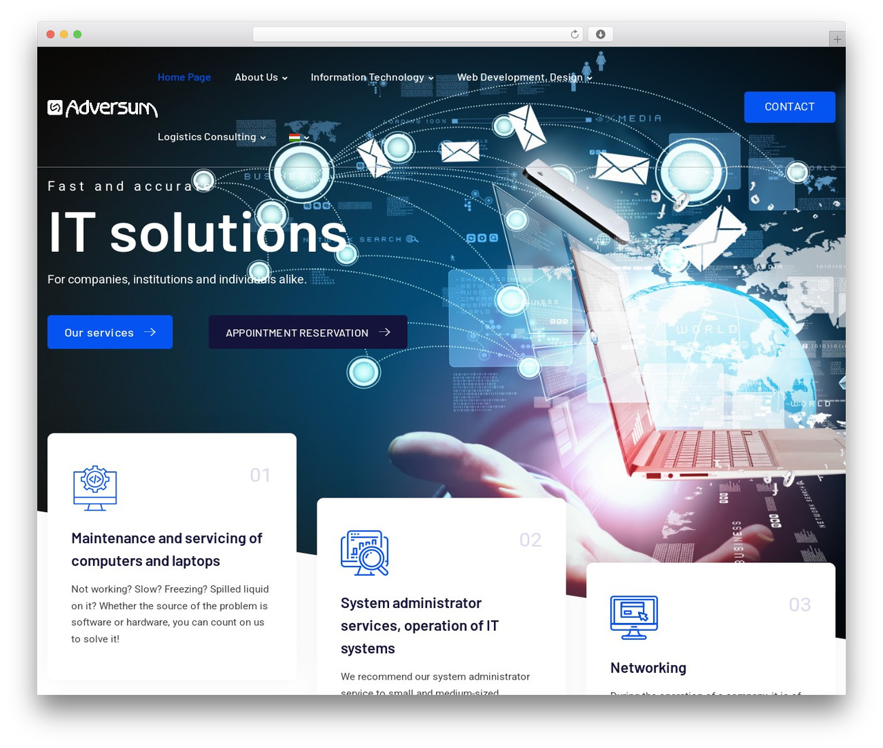 WordPress theme Techkit - adversum.hu