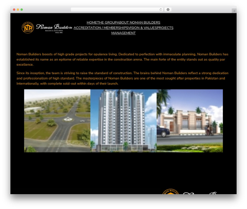 WP theme Ona - nomanbuilders.com