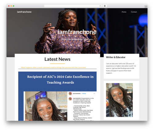Adaptable Notes theme WordPress - franchone.com