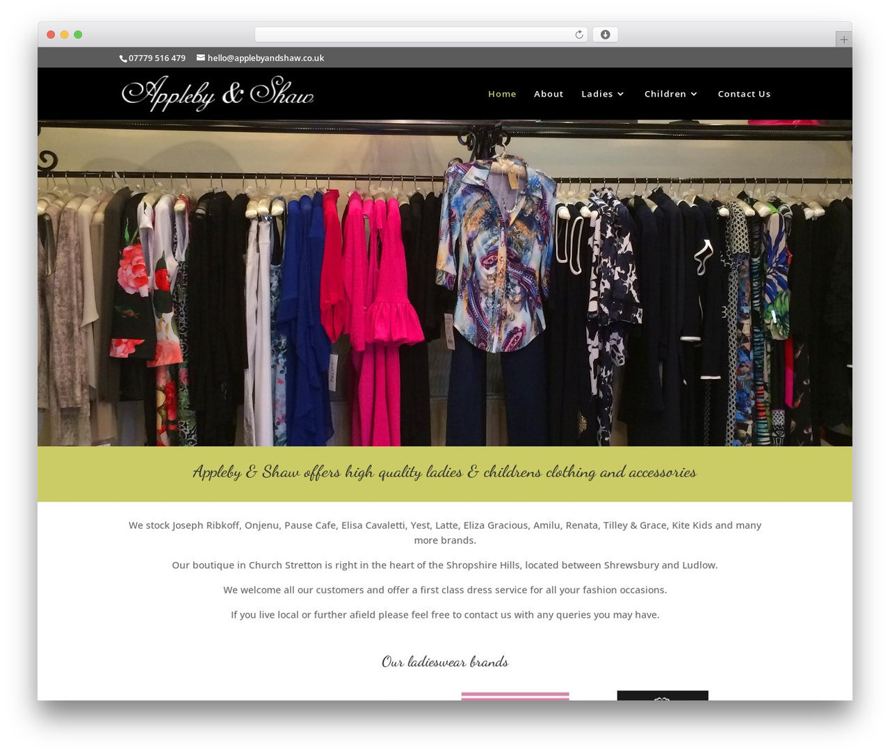 Bespoke Theme WordPress theme - applebyandshaw.co.uk