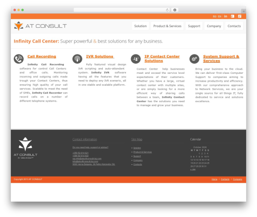 Best WordPress theme COMMANDER THEME - atsoftconsult-bg.com