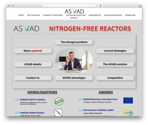 Divi theme WordPress - asvad-nuclear.com