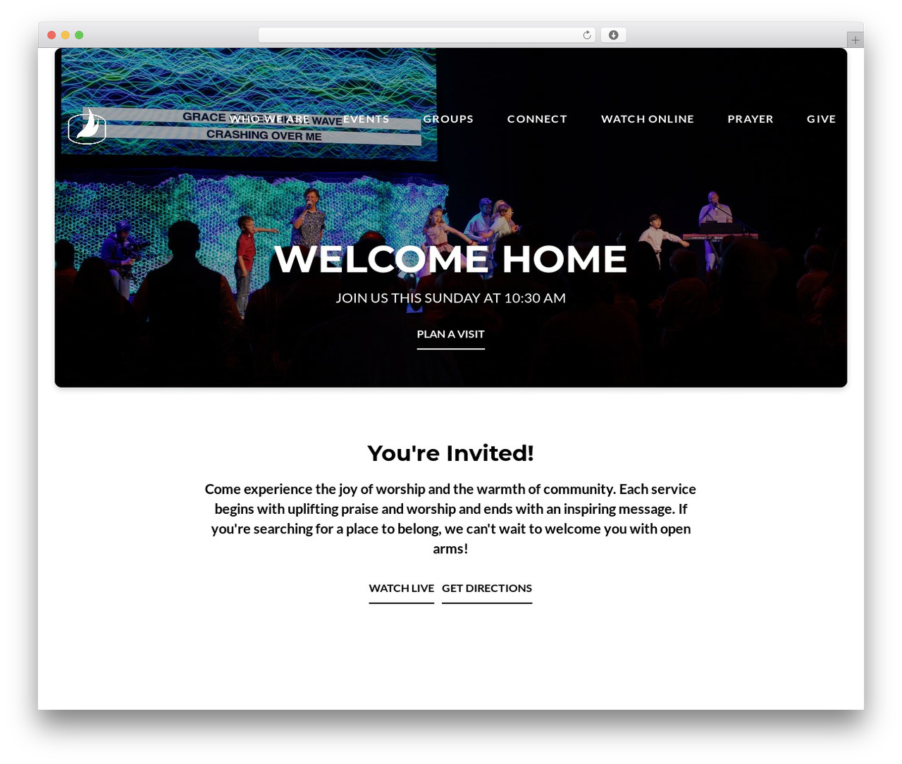 Float WP theme - christslegacy.com