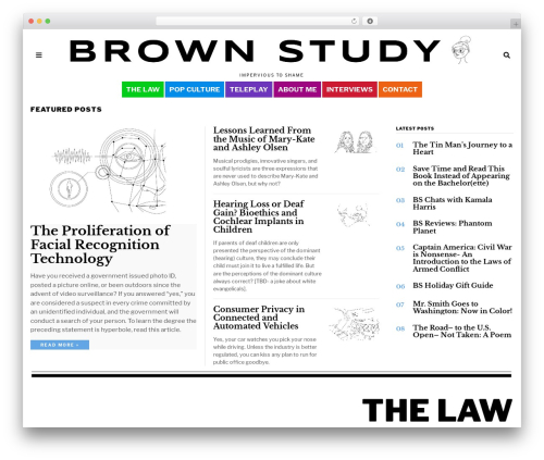 Fox framework WordPress plugin - brownstudy.org