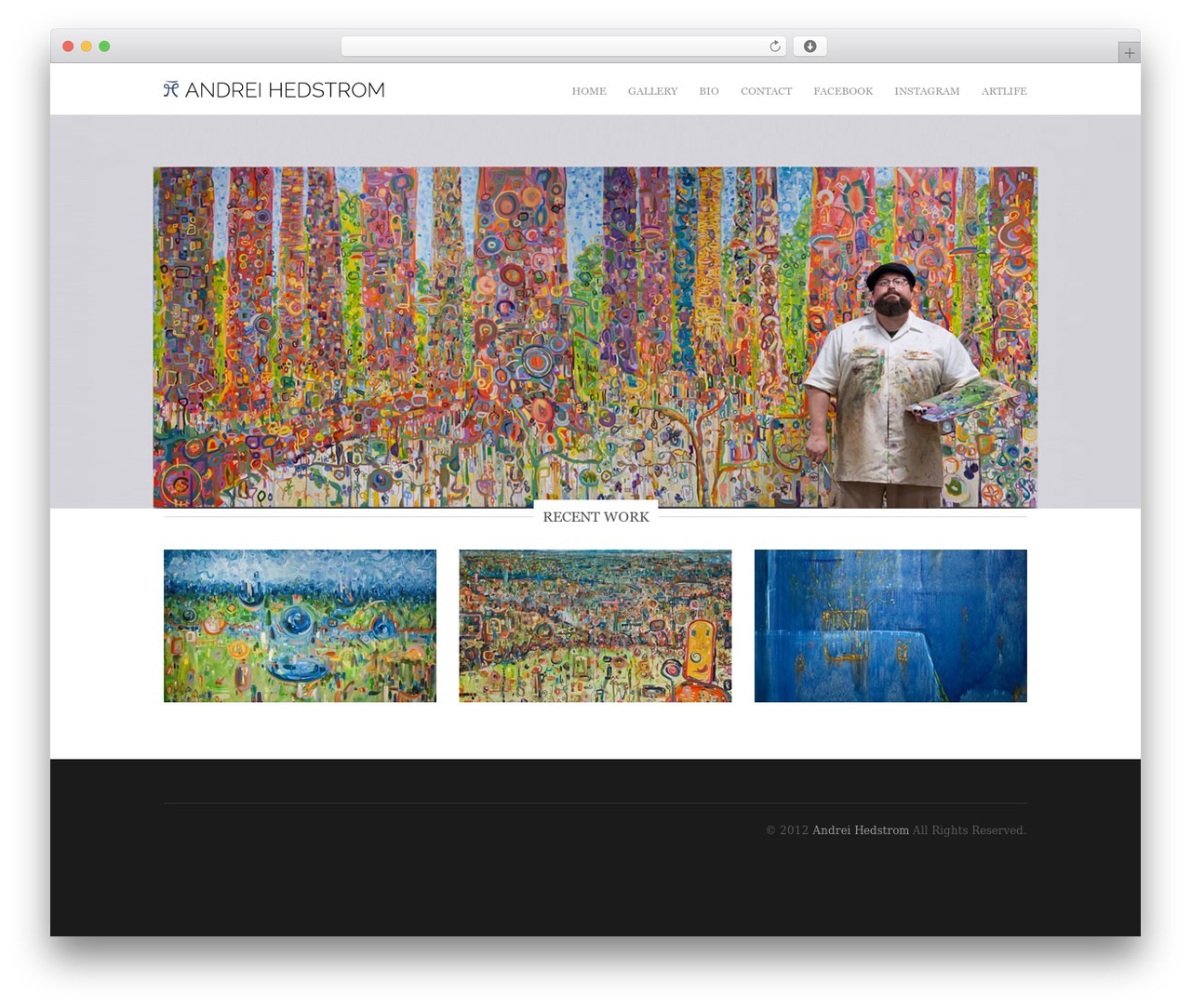 Hero WordPress theme design - andreihedstrom.com Hero WordPress theme design - andreihedstrom.com