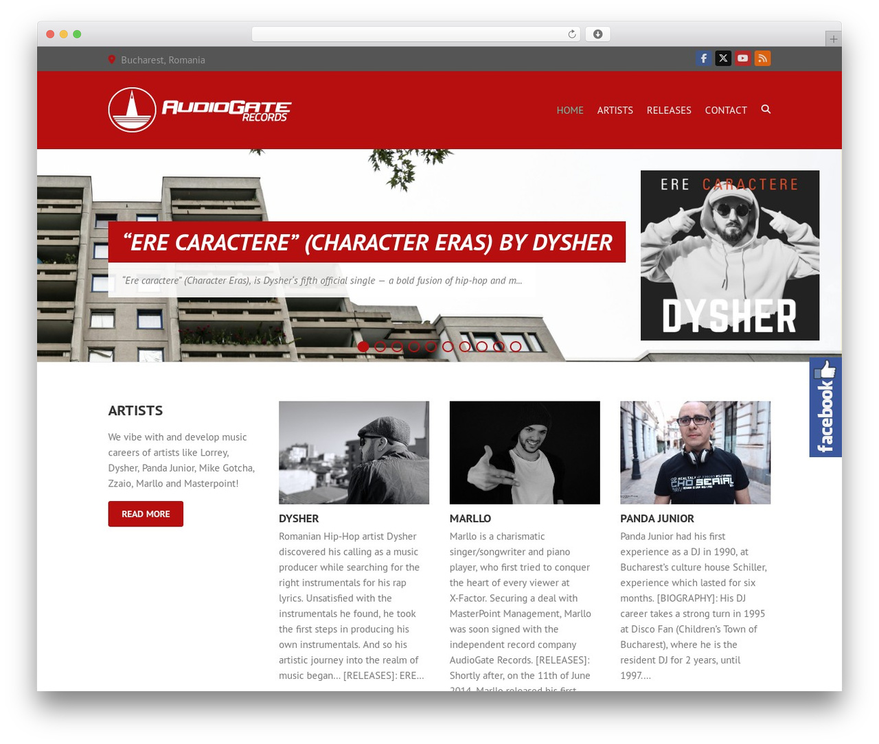 Interface free WordPress theme - audiogaterecords.com Interface free WordPress theme - audiogaterecords.com