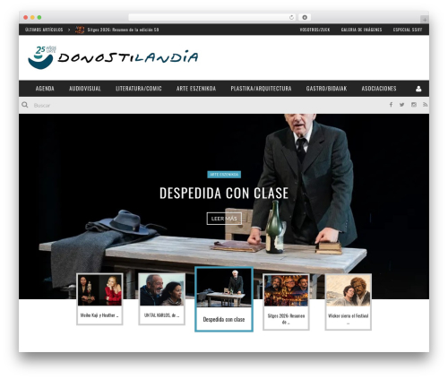 Kami WordPress theme - donostilandia.com