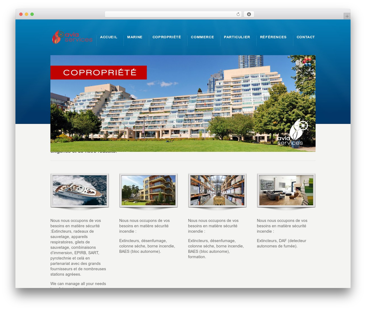 Karma WordPress theme - avia-services.fr