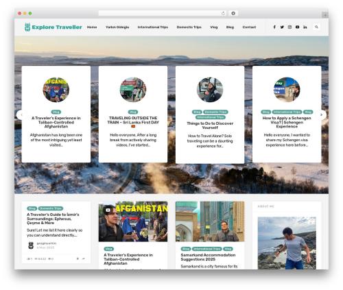 Linx WP theme - exploretraveller.com