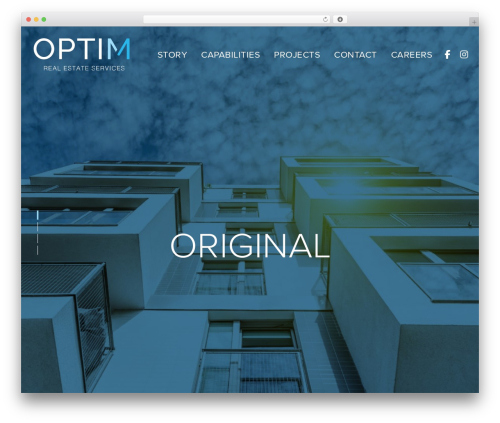 Optim WordPress theme - optimres.com