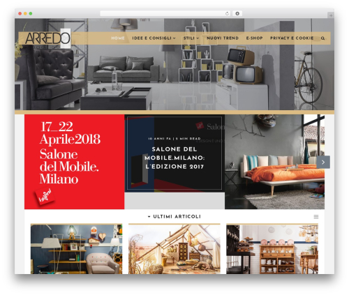 Paradeigm WordPress theme - arredomagazine.com