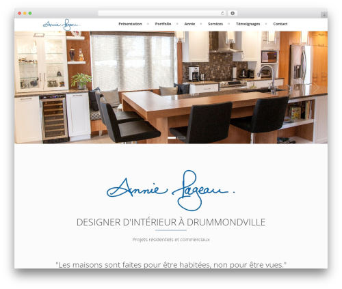 Patti theme WordPress - anniepageau.com