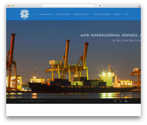 WordPress theme Divi - astkintl.com