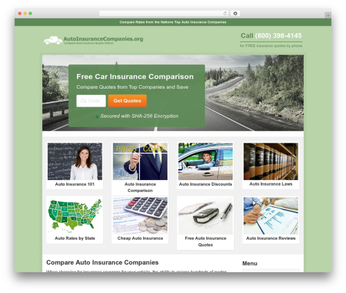 Leads master WordPress plugin - autoinsurancecompanies.org