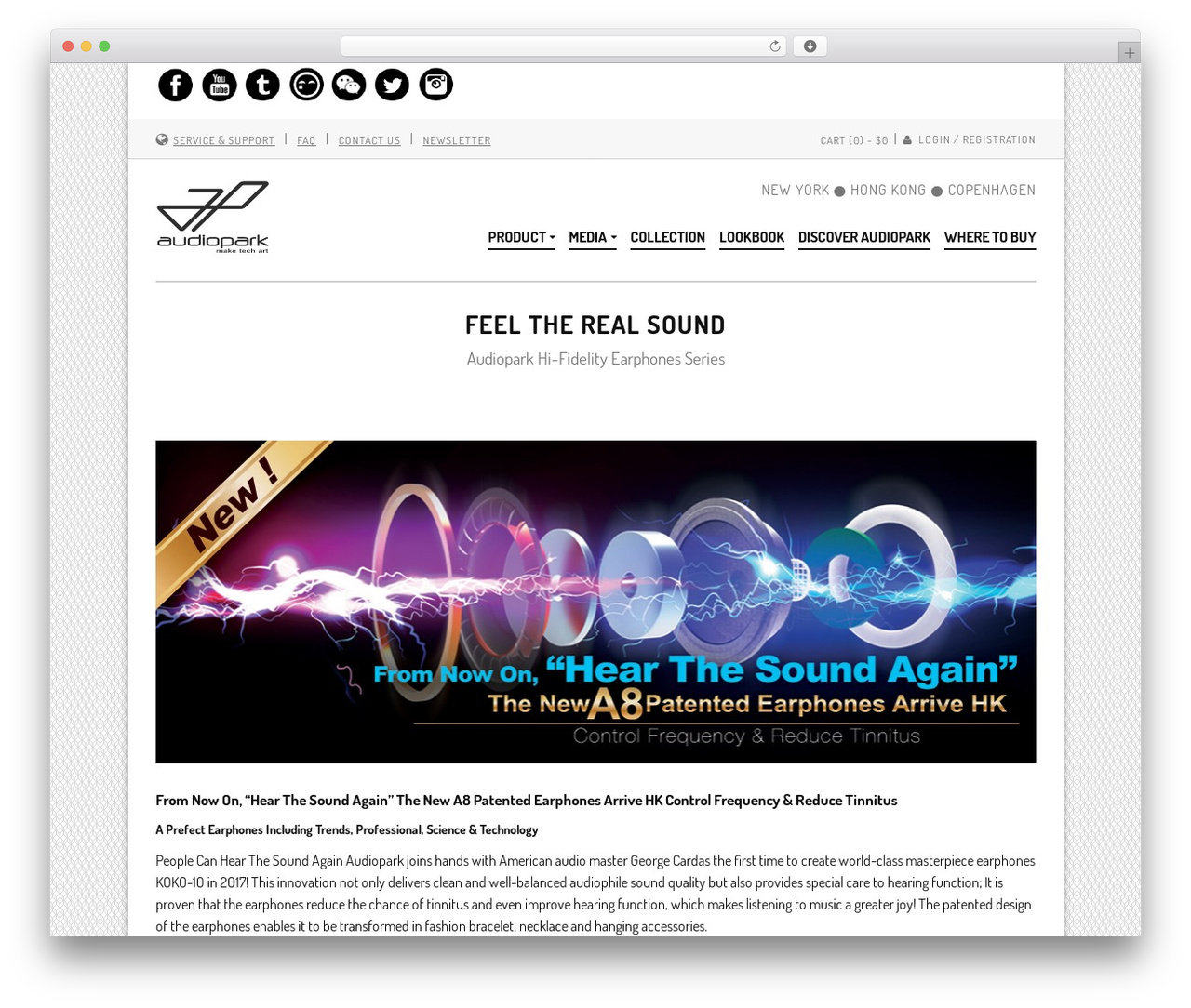 WordPress theme Razzo - audioparkco.com