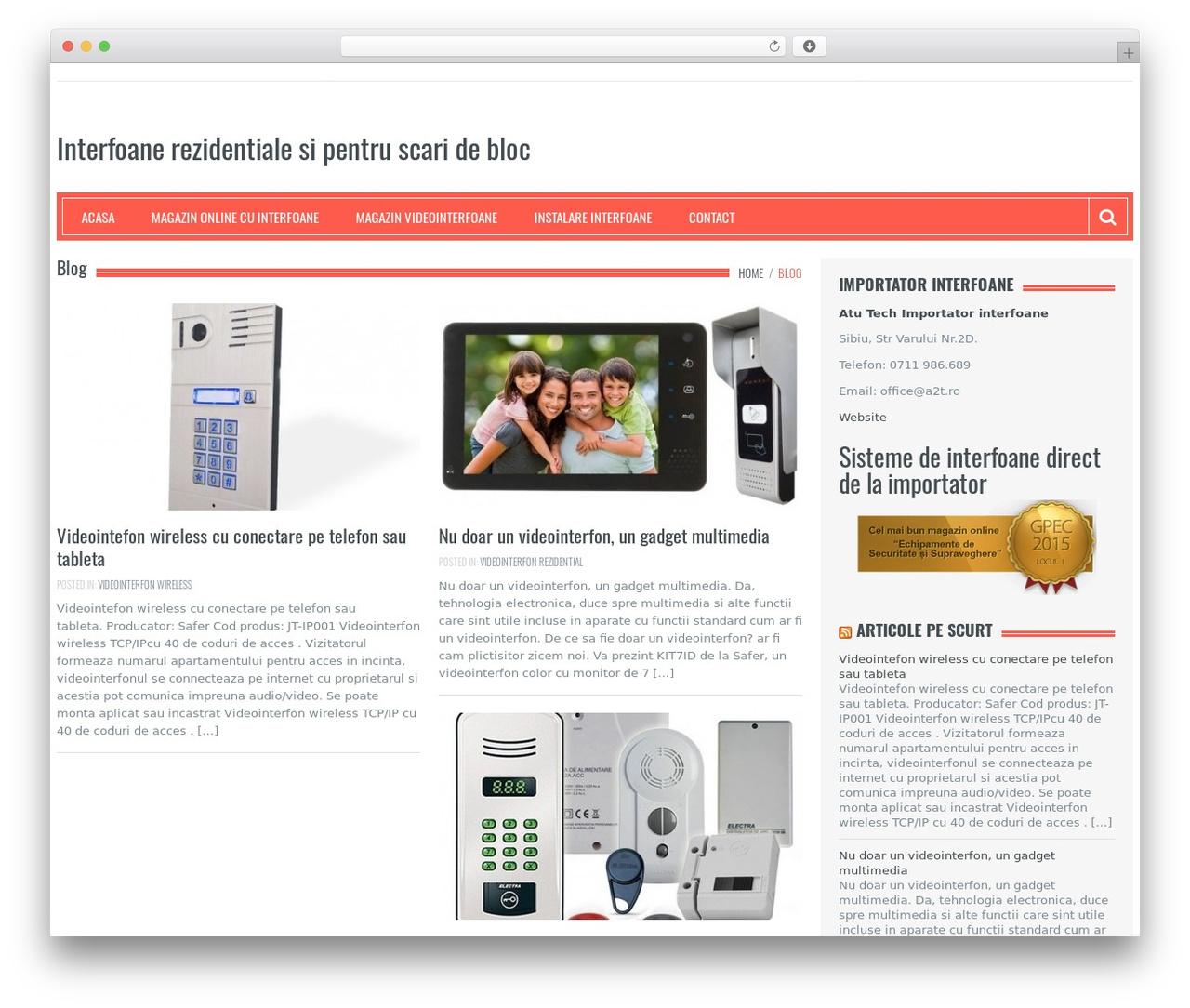 WordPress theme Resolution - audiointerfon.eu