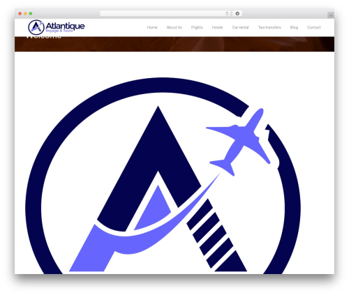 WordPress theme Webify - atlantiquevoyagetours.com