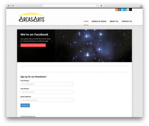 absolute theme WordPress - arcasarts.com