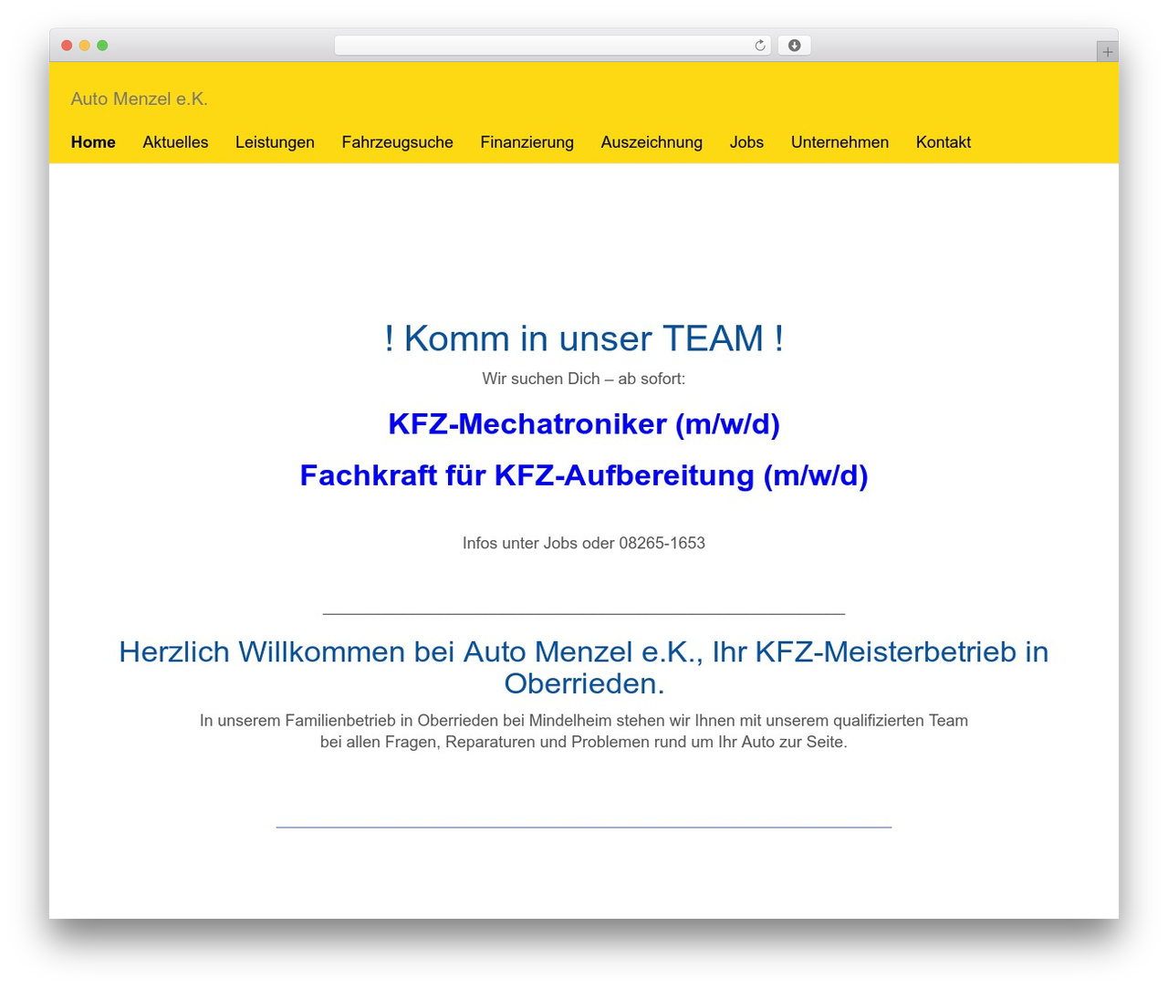Flat Bootstrap WordPress theme - auto-menzel.de Flat Bootstrap WordPress theme - auto-menzel.de