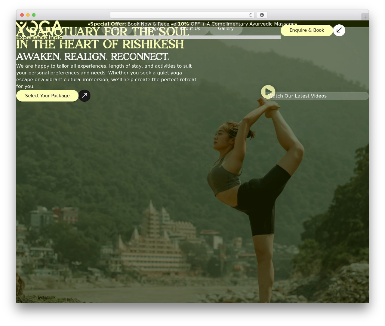 Hello Elementor WP theme - yogaexperienceindia.com