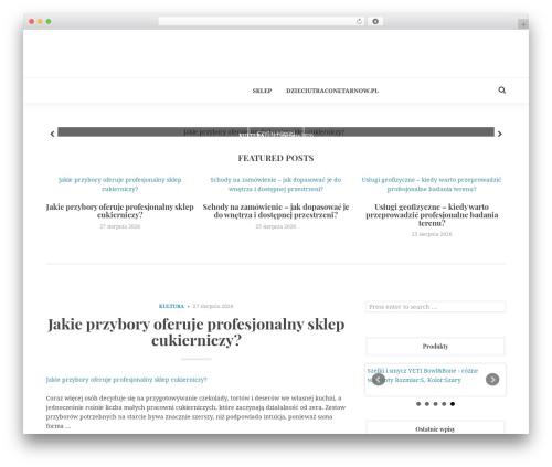 Leda WordPress theme - australia-oceania.pl