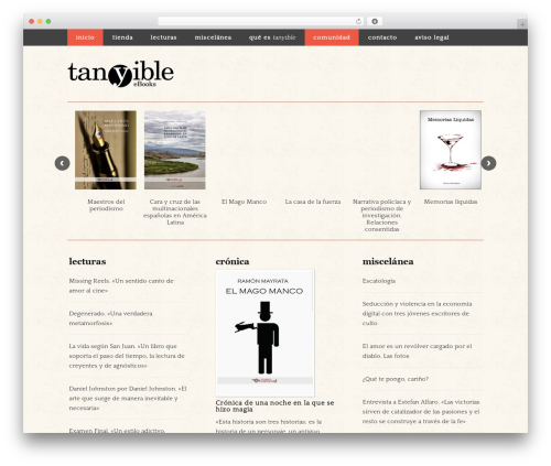 Publisher WP theme - tanyible.com