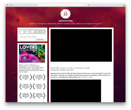 Theme WordPress Asteroid Base - asteroidbase.com