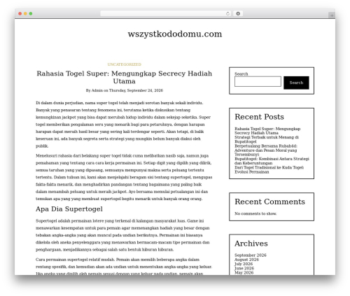 Theme WordPress Writee - wszystkododomu.com Theme WordPress Writee - wszystkododomu.com