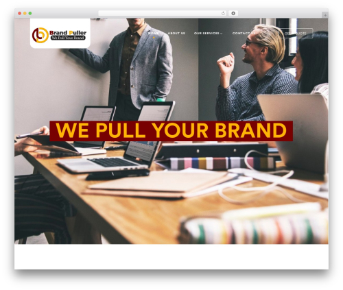 WordPress theme AmberSix - brandpuller.com