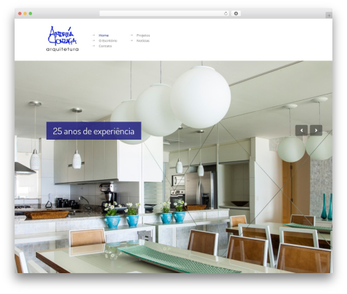 Architect WordPress Theme WordPress theme - andreagonzaga.com.br
