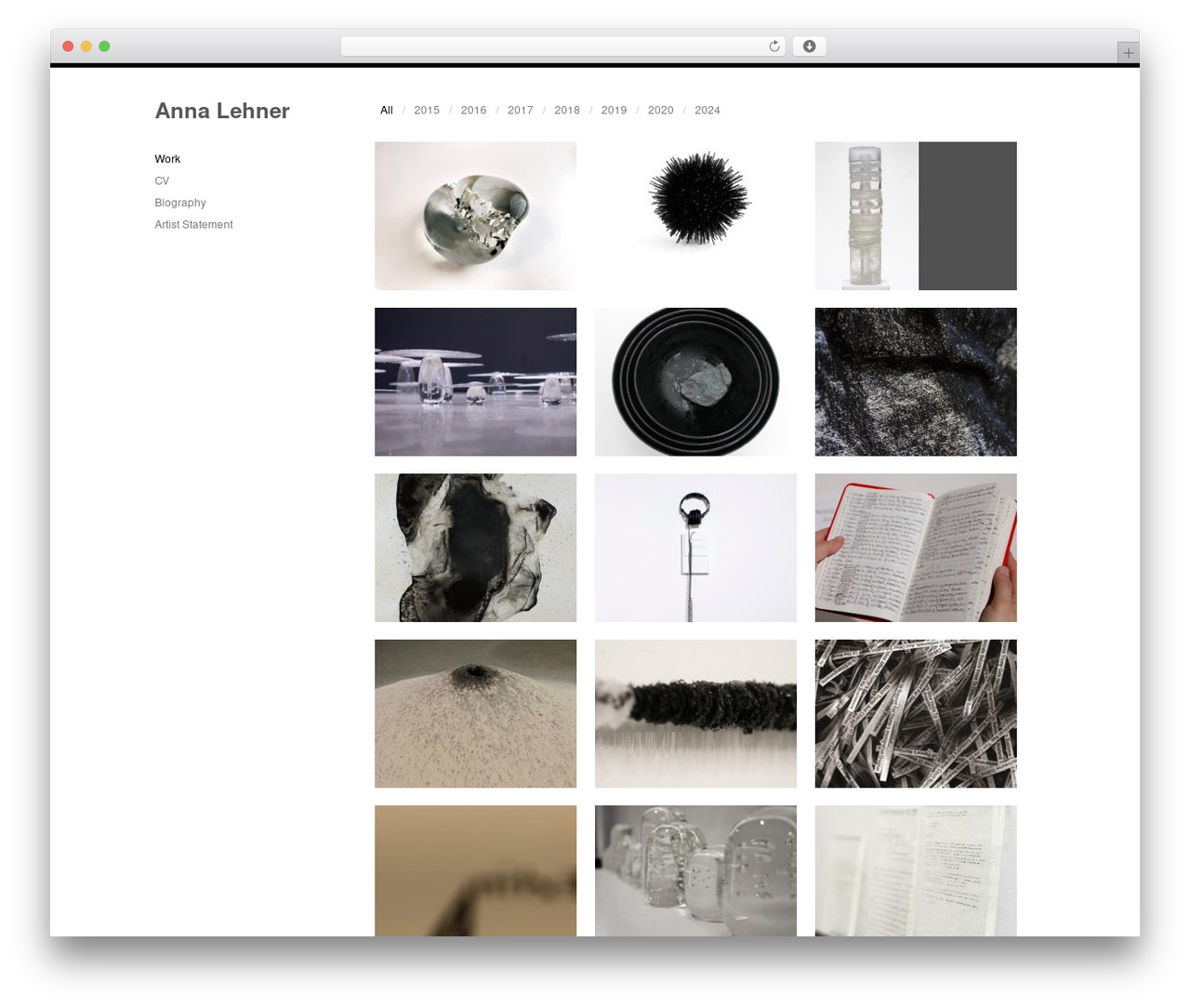 Infinity WP theme - annalehner.com