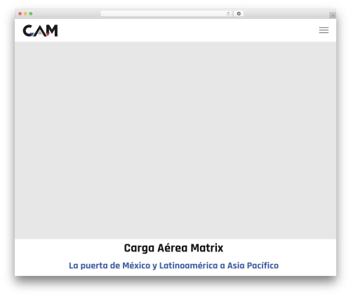 Logisto theme WordPress - cargamatrix.com