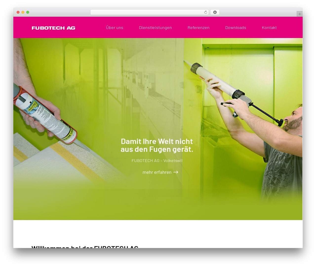Mustersite theme WordPress - fubotech.ch Mustersite theme WordPress - fubotech.ch