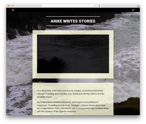 Singl WordPress theme - arikewrites.com