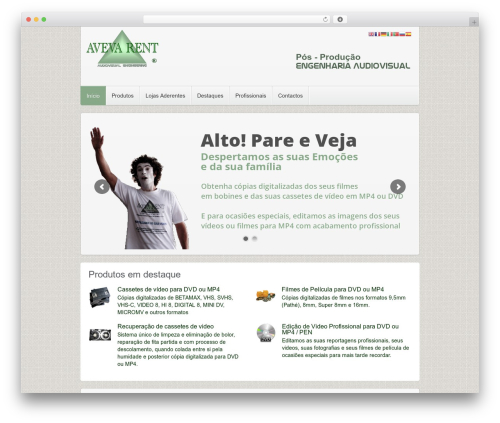 Sync premium WordPress theme - avevarent.com
