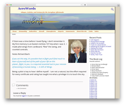 Theme WordPress Weaver Xtreme - avi8rix.aero