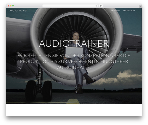 Theme WordPress Juniper - audiotrainer.de