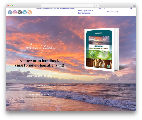 Easy Social Media Widget (my-social-widget) free WordPress plugin - andreagulickx-photography.nl