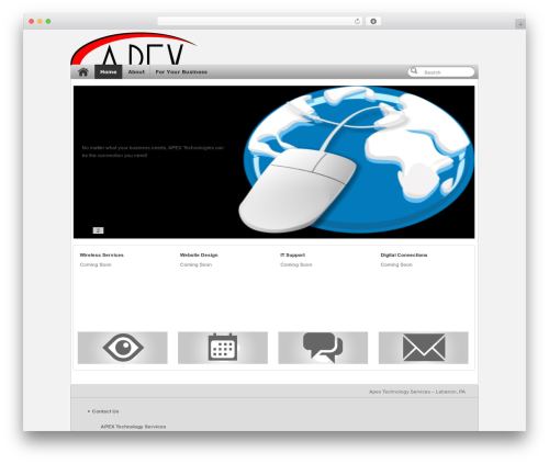 WordPress theme application - apextechnologyservices.com