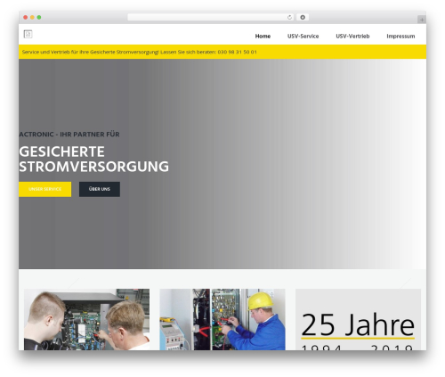 WordPress theme Consticolite - actronic.info