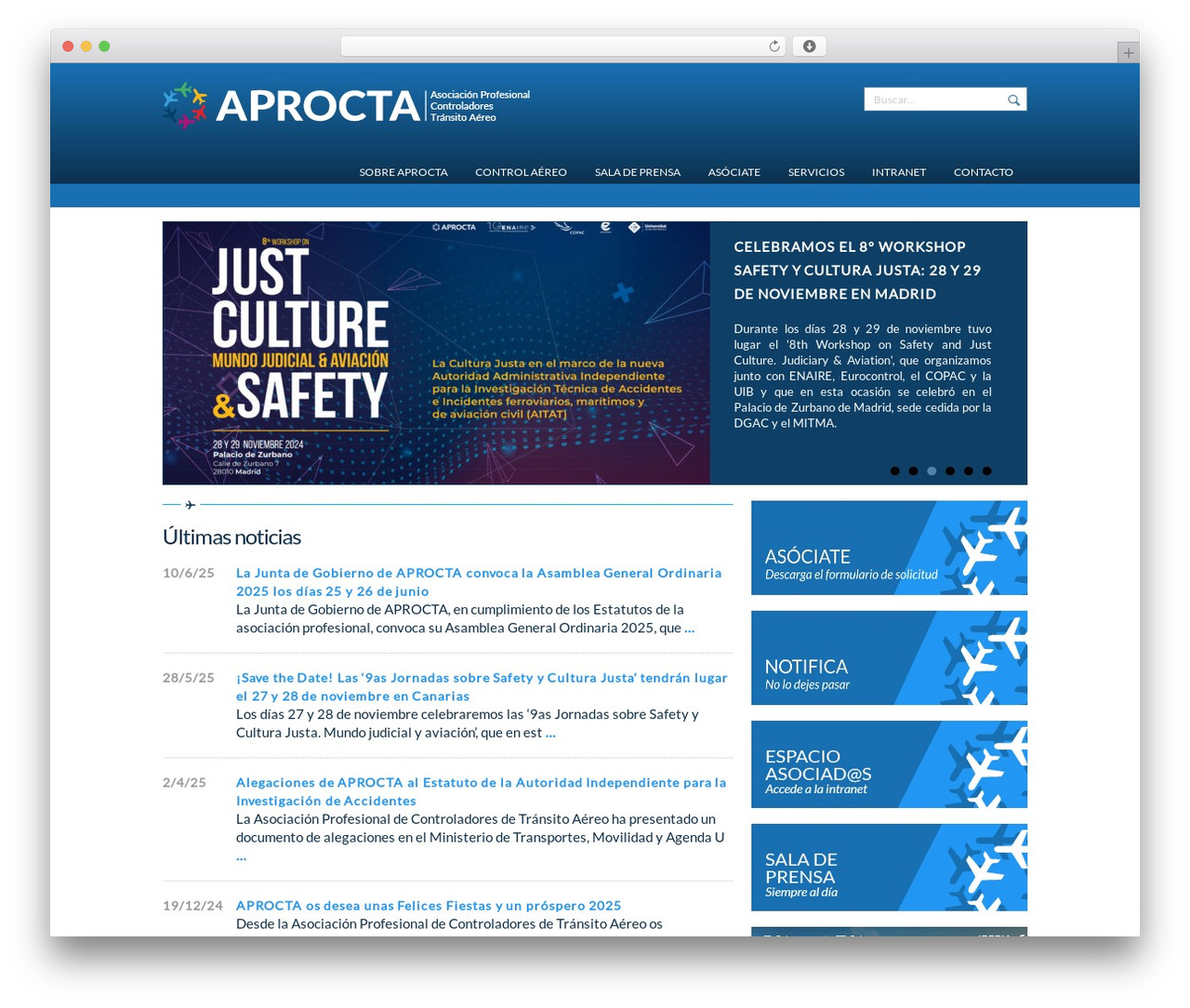 Aprocta WordPress theme - aprocta.es Aprocta WordPress theme - aprocta.es