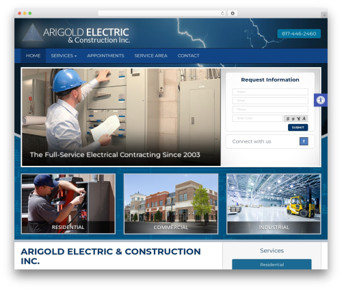 Best WordPress theme Triggerfish Responsive - arigoldelectric.com