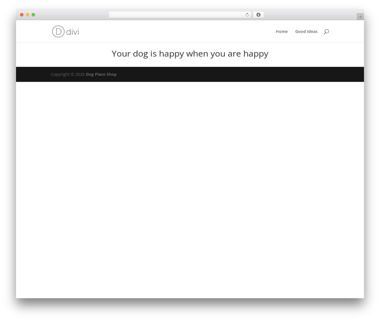 Dog Place Shop theme WordPress - dogplaceshop.com