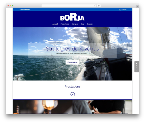 Divi theme WordPress - borja.finance