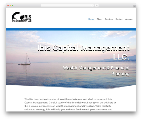 Divi WordPress theme - ibiscapitalmanagementllc.com