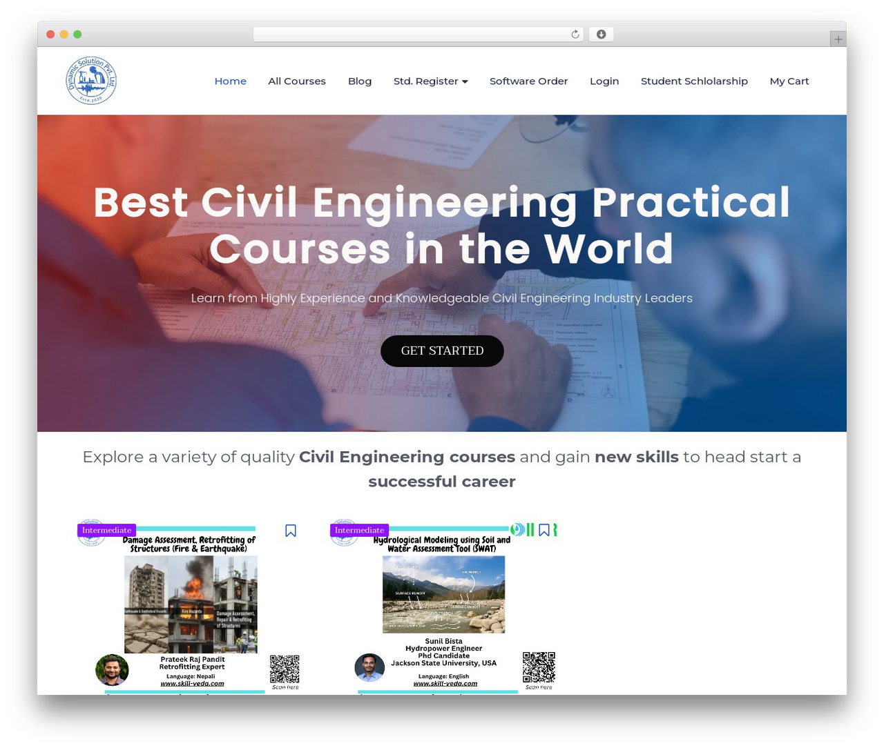 Docent WordPress theme - skill-veda.com