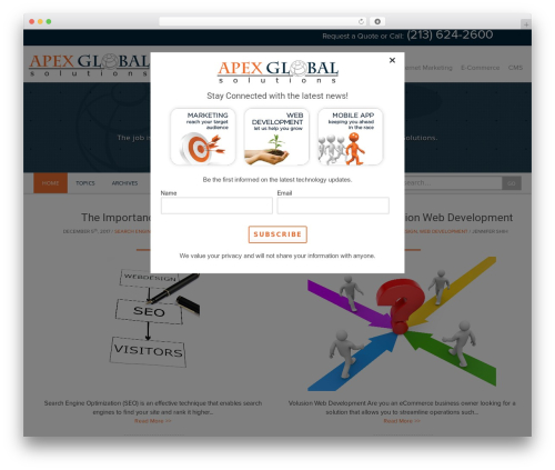 BxSlider WP (bxslider-wp) free WordPress plugin - apexglobalsolutionsblog.com