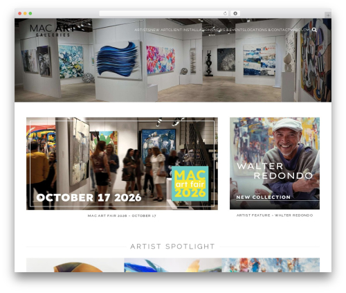 Impreza theme WordPress - macfineart.com